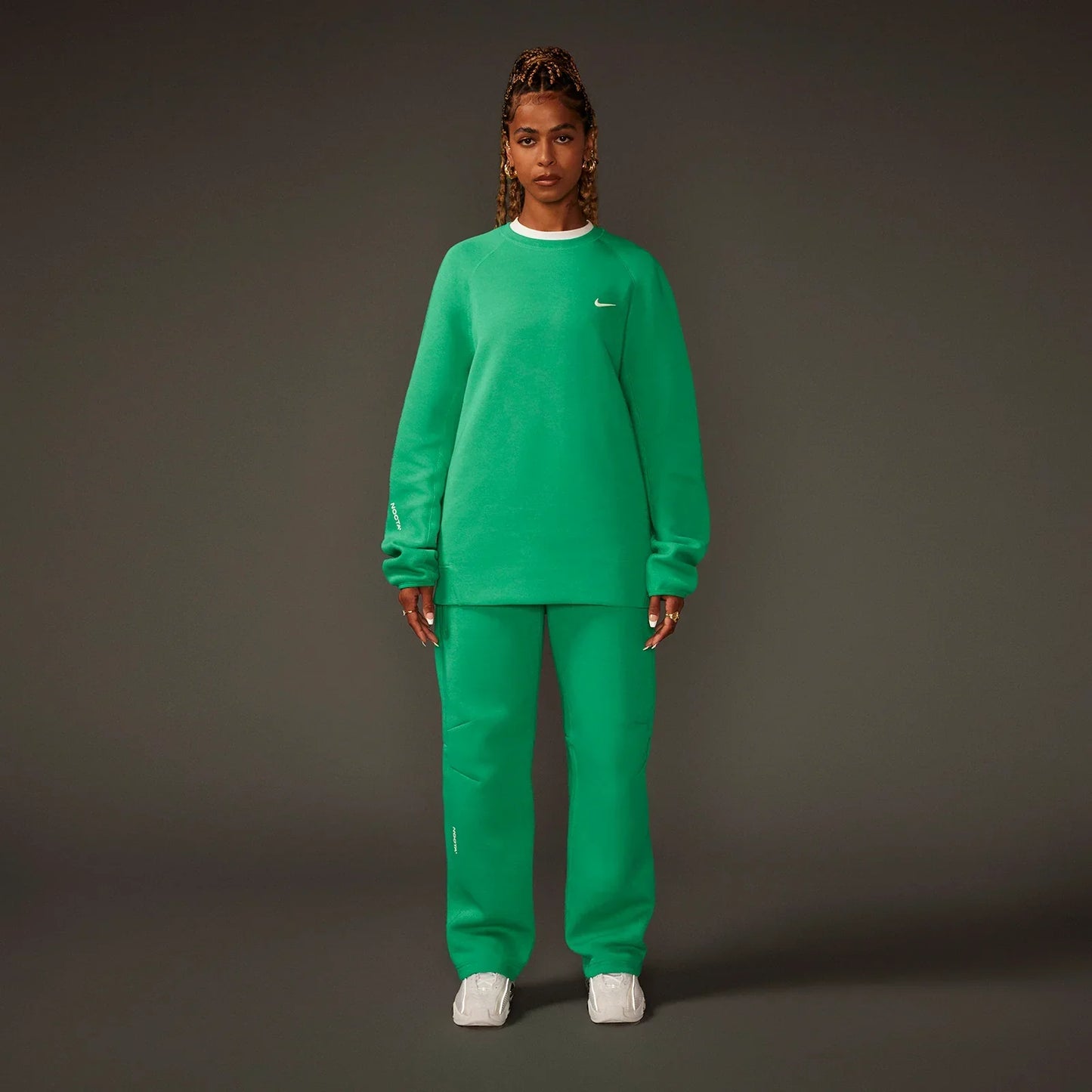 Nocta Tech Fleece Green - Crew