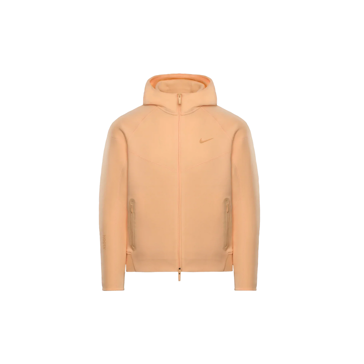 Nocta Tech Fleece Orange - Full Zip Hoodie