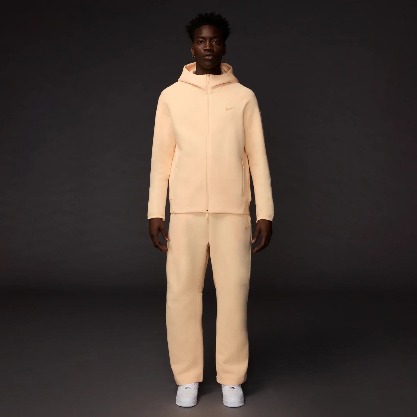 Nocta Tech Fleece Orange - Full Zip Hoodie