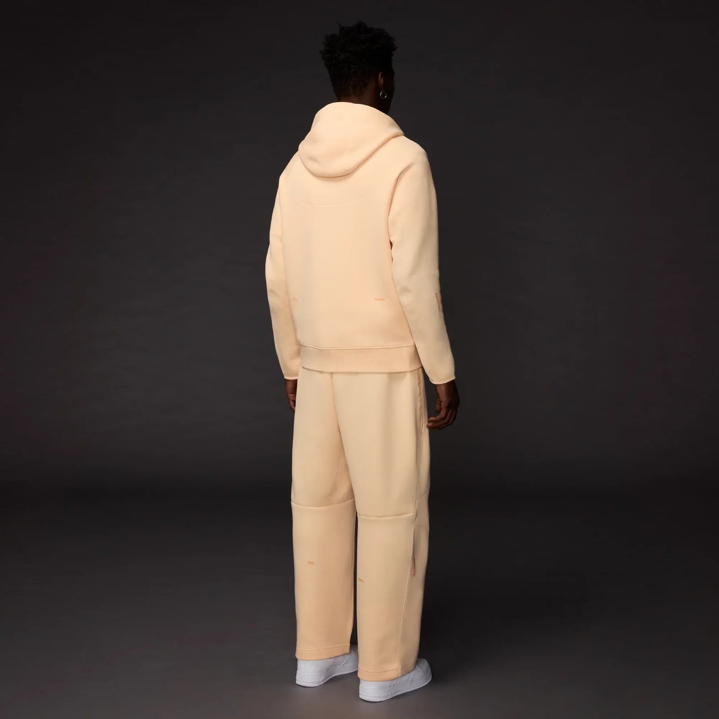 Nocta Tech Fleece Orange - Full Zip Hoodie