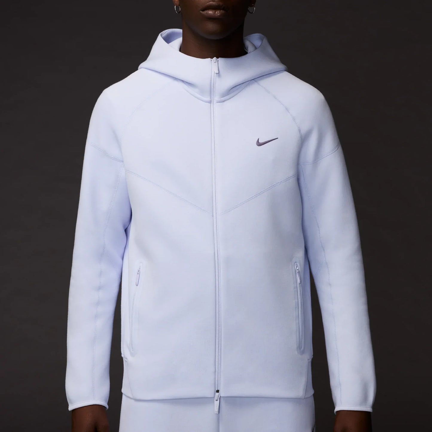 Nocta Tech Fleece Purple - Full Zip Hoodie