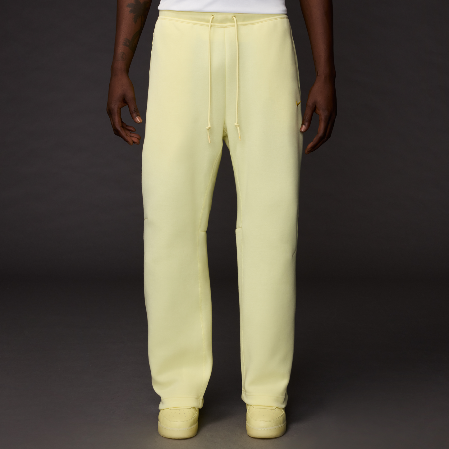 NOCTA TECH FLEECE OPEN HEM PANT Citron tint