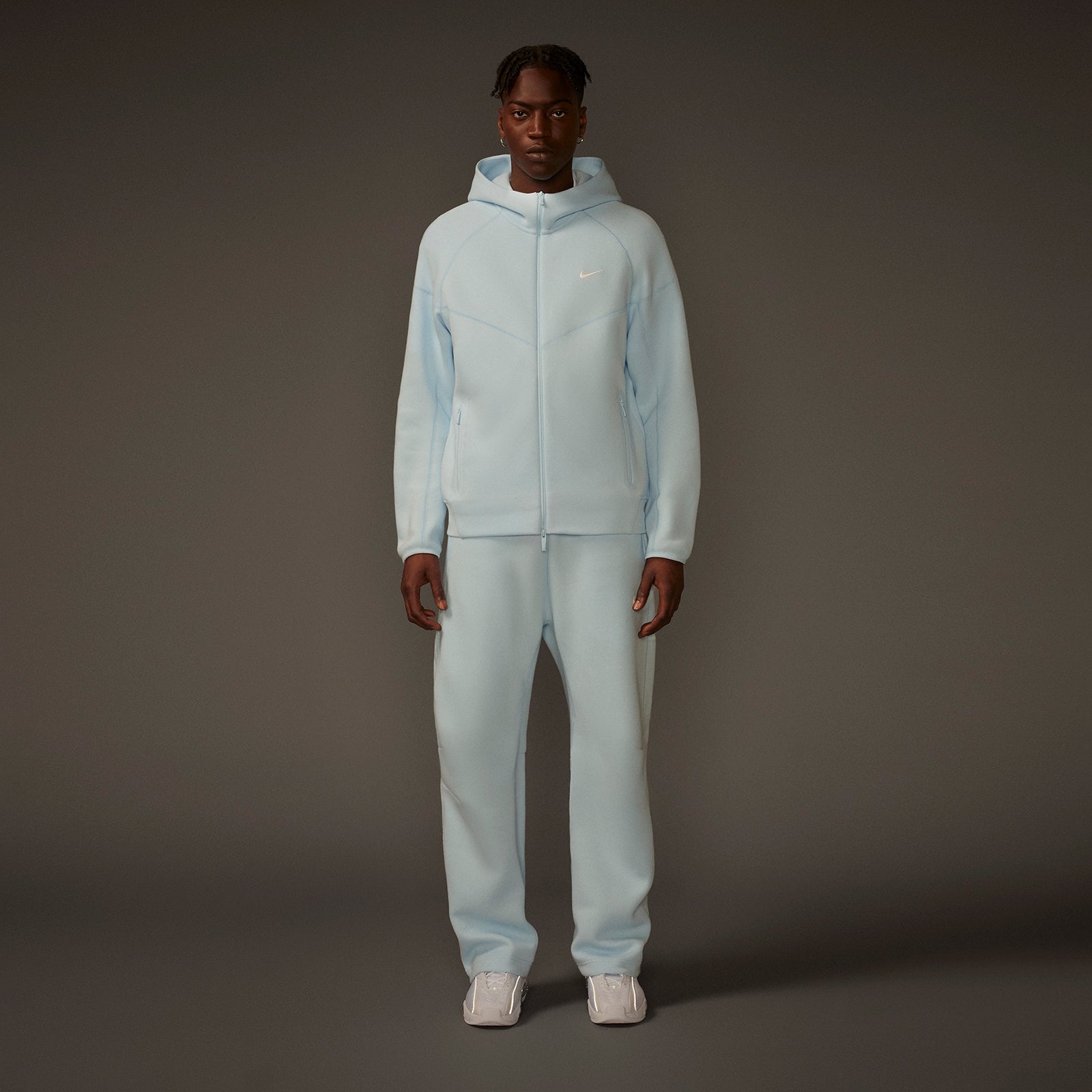 Nocta Tech Fleece Blue - Full Zip Hoodie