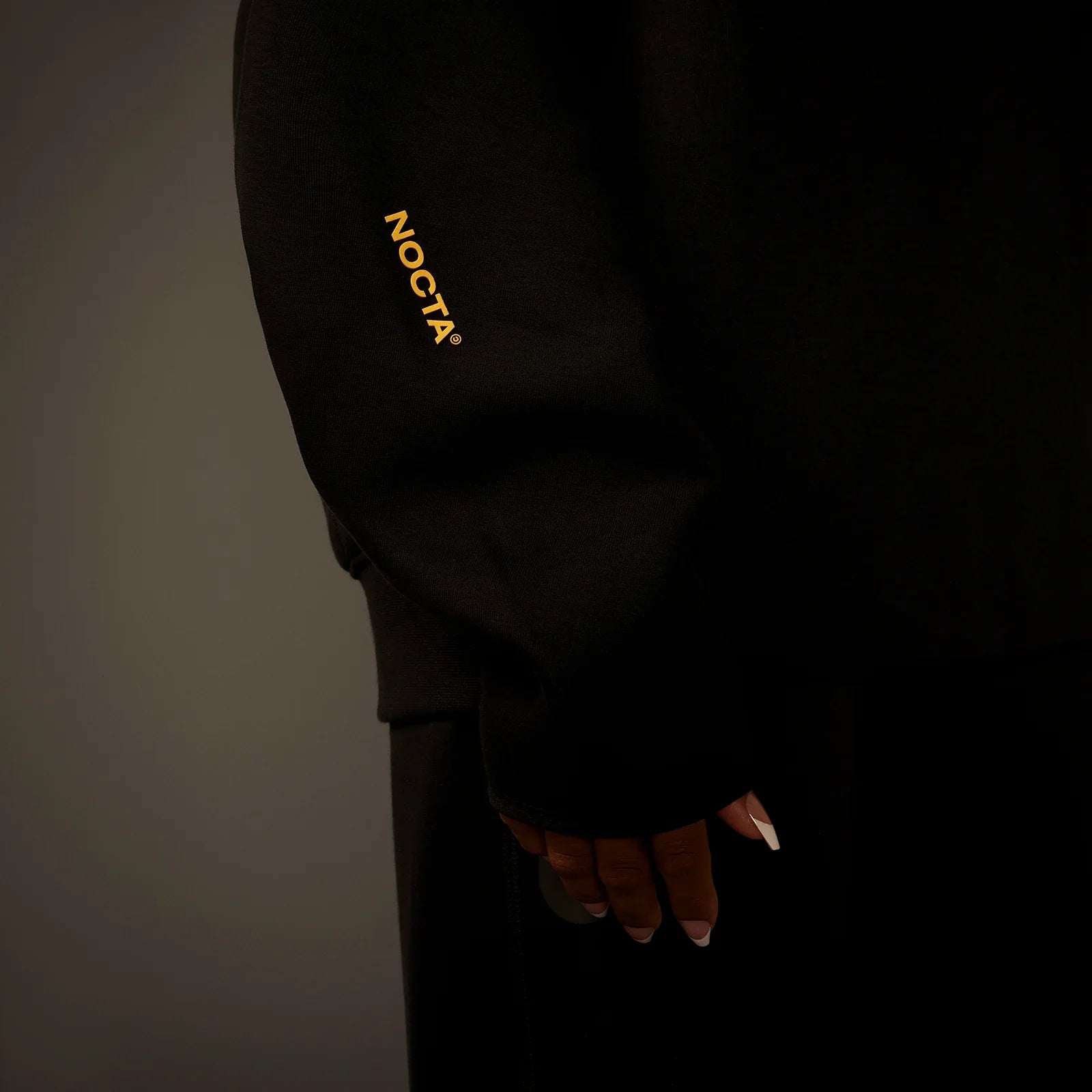 NOCTA TECH FLEECE CREW BLACK