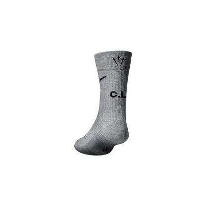 CREW SOCKS 3 PACK GREY